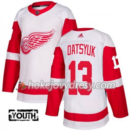 Dětské Hokejový Dres Detroit Red Wings Pavel Datsyuk 13 Bílá 2017-2018 Adidas Authentic